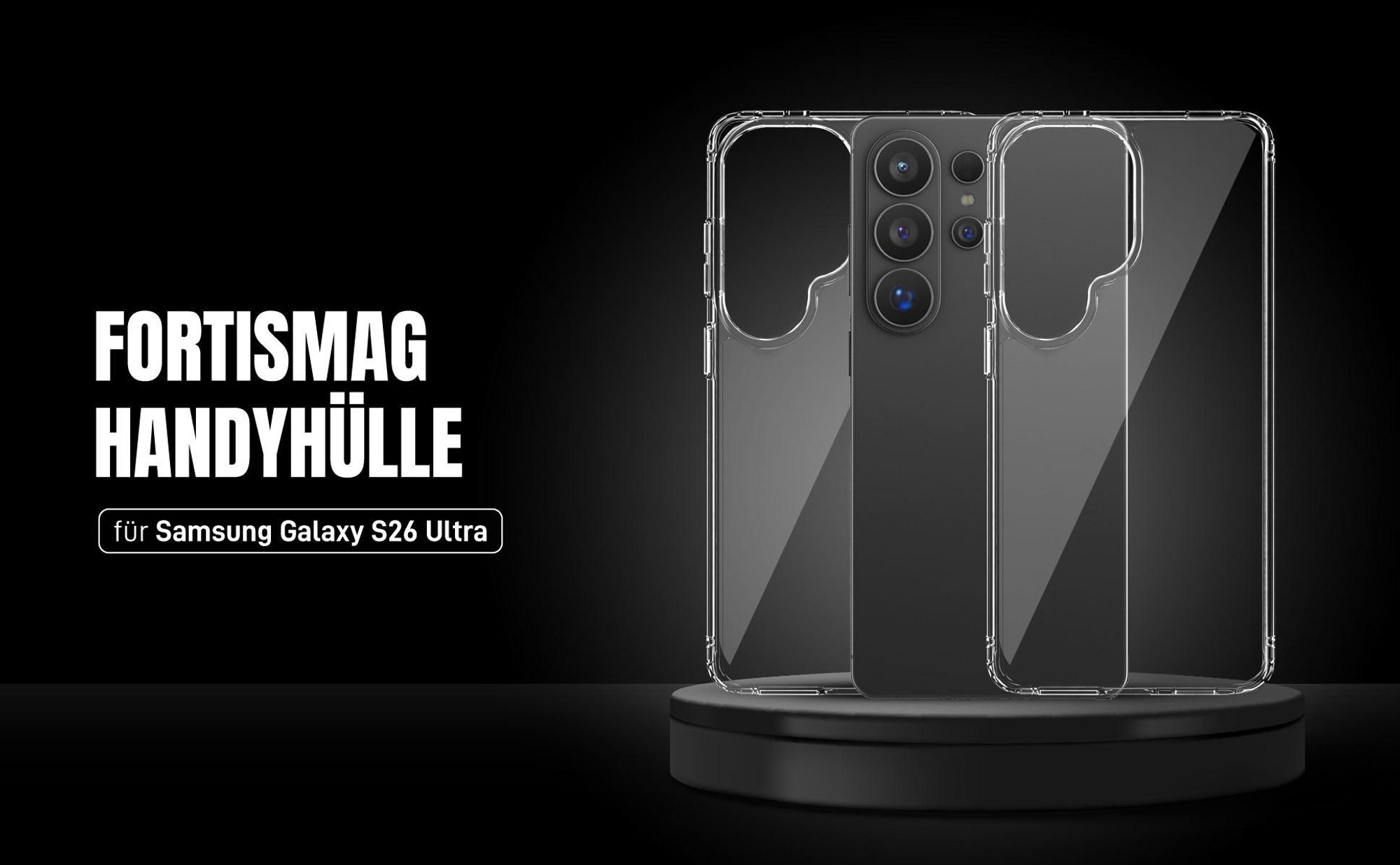 Transparente Handyhülle für Samsung Galaxy S26 Ultra aus hochwertigen Materialien