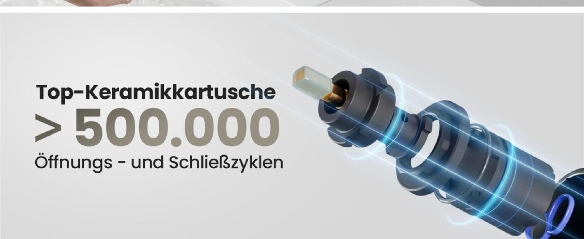 EMKE Wasserhahn Bad Anthrazit Matt 195x173x46mm, Messing, Keramikkartusche, Badarmatur, Mischbatterie Waschbecken-Armatur, Waschtischarmatur