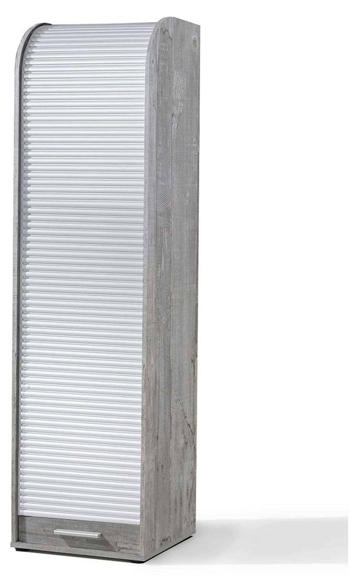 Rolloschrank Organizer I – Moderner Jalousieschrank mit 4 Fächern für Büro & Bad