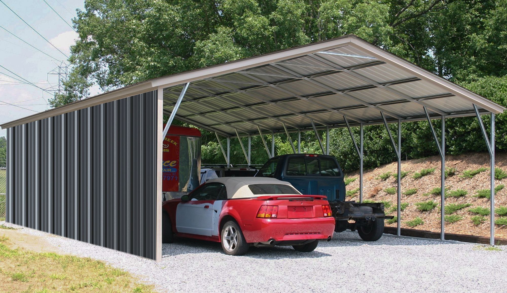 Mondeer 14xTrapezblech 110x46 cm=7 ㎡ Dachblech für Gerätehaus Carport Verzinkt Profilblech Dachblech Wellblech Dachplatten Wandblech Grau