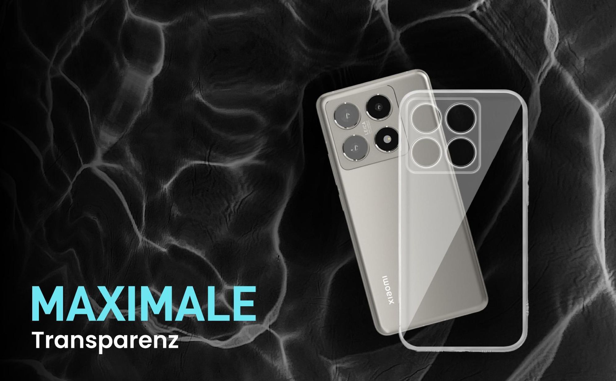 Flexible, exakt passgenaue Smartphonehülle für Xiaomi 14T Pro