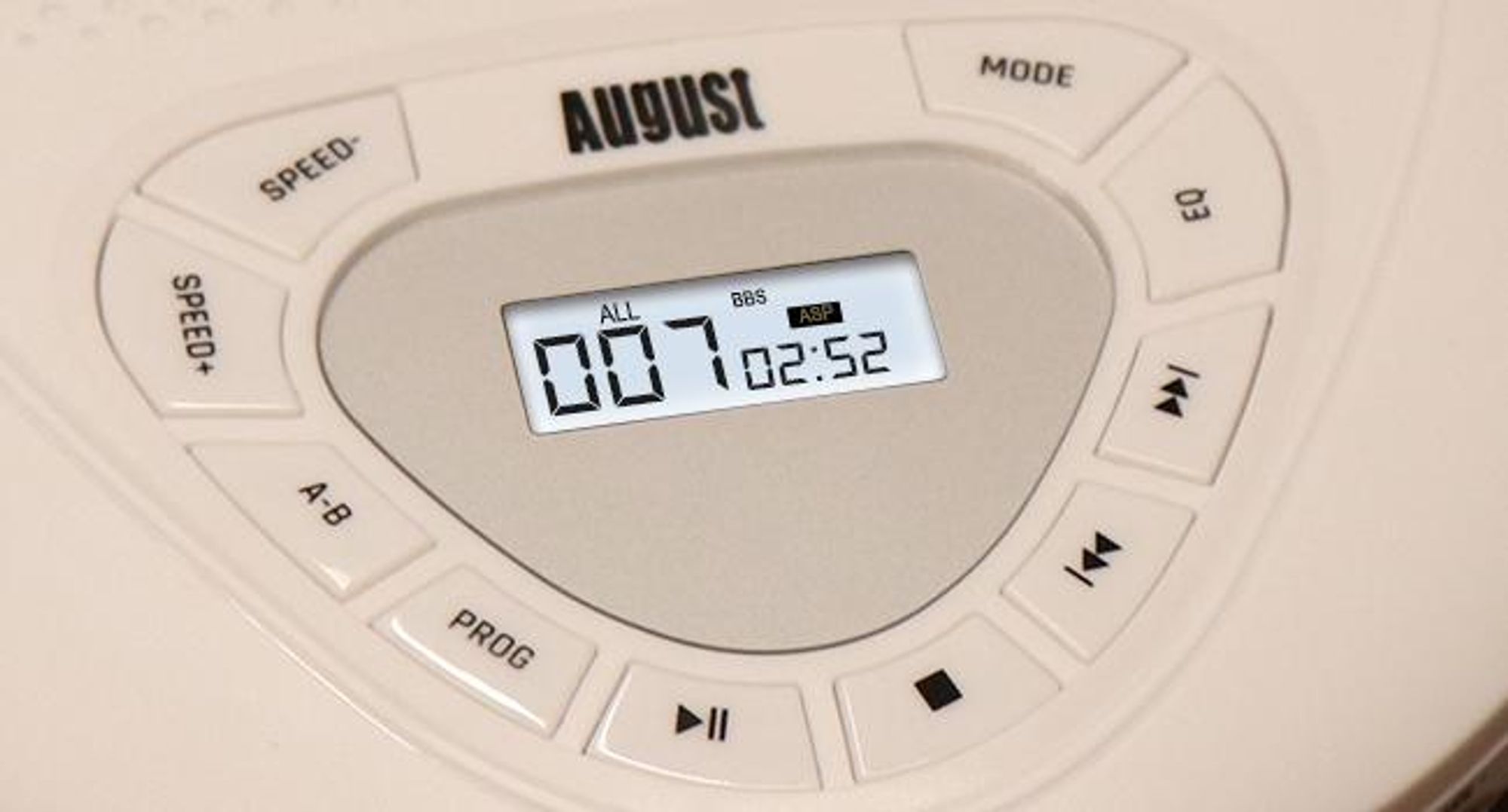 Przenośny odtwarzacz CD z wbudowanymi głośnikami i wejściem AUX – August SE10W