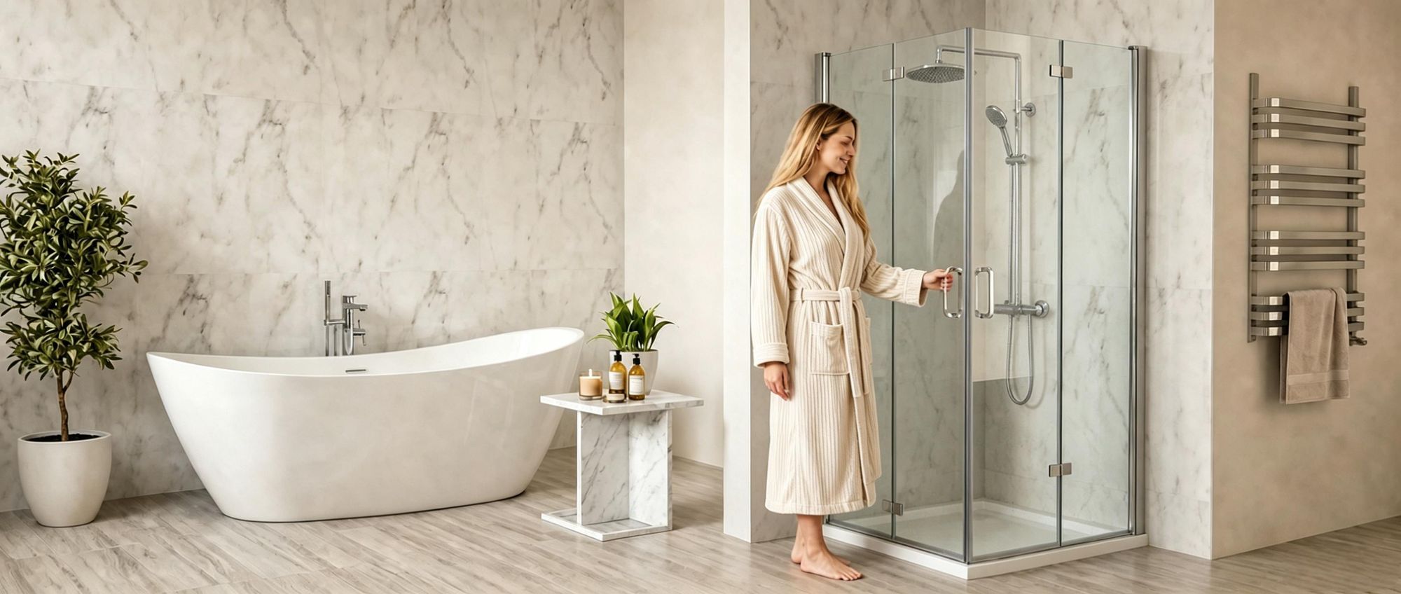 Duschkabine 120x120 Eckig Dusche Falttür 180º Duschwand Duschabtrennung NANO Glas 185cm DB+DB