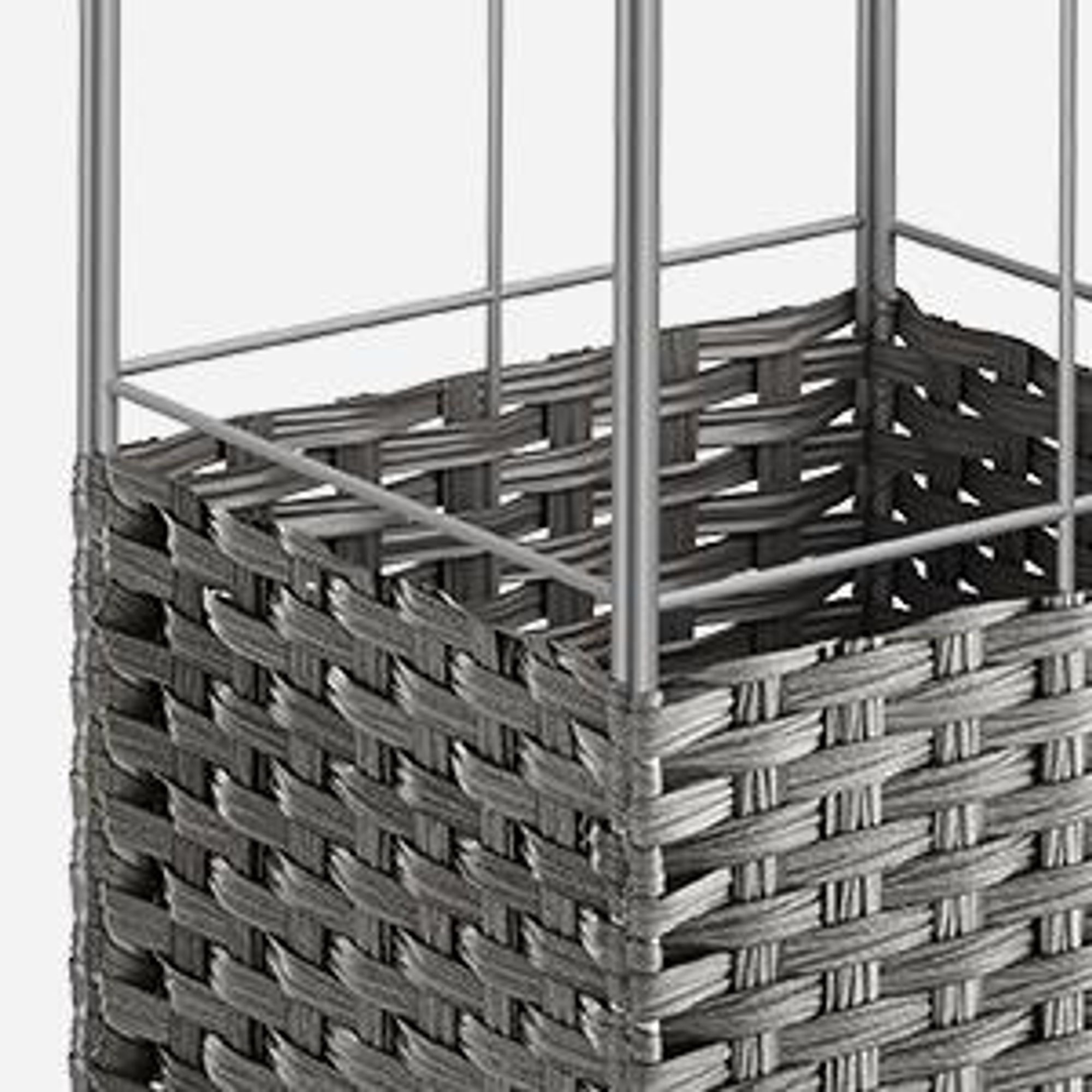 SONGMICS Wäschekorb, 140 L, mit Deckel, 3 Fächer, Wäschesack herausnehmbar
