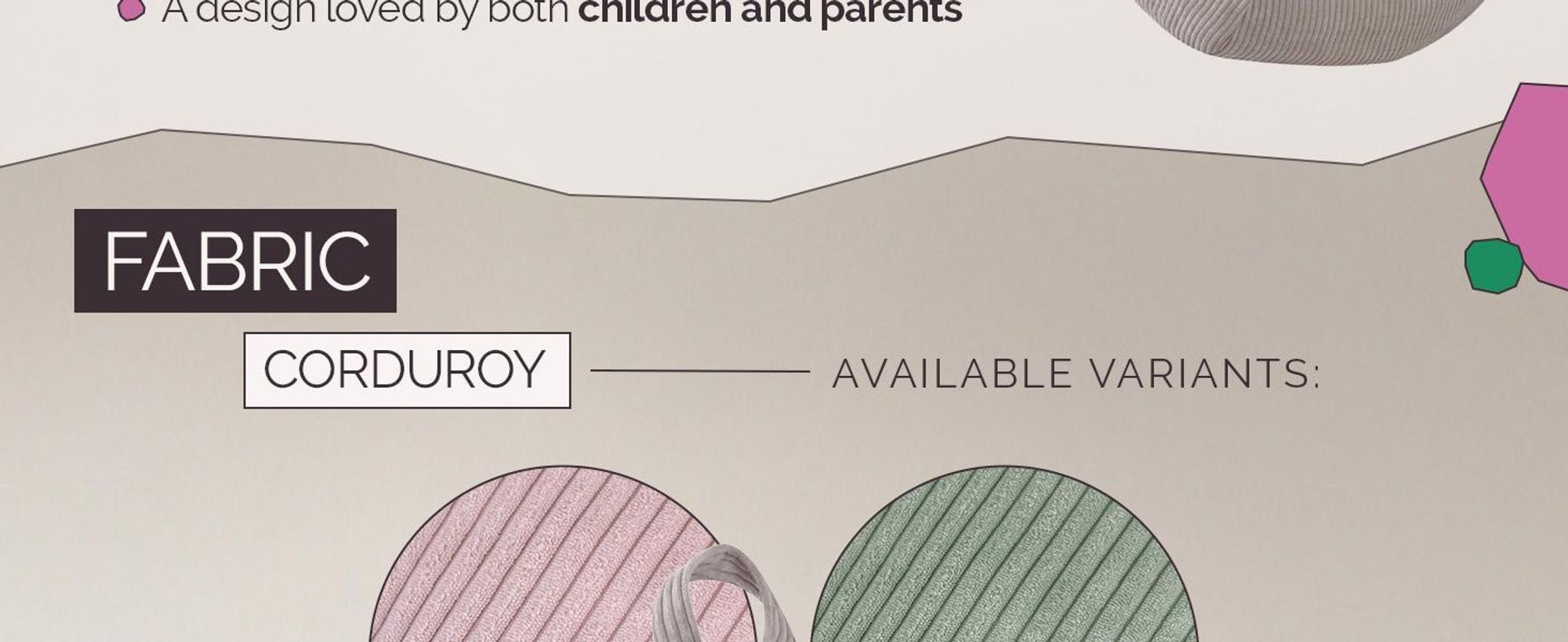 MISIOO Detský poťah na sedací vak pre plyšové zvieratká – úložný priestor na hračky a sedací vak v jednom – manšestrová látka, prateľný, so zipsom