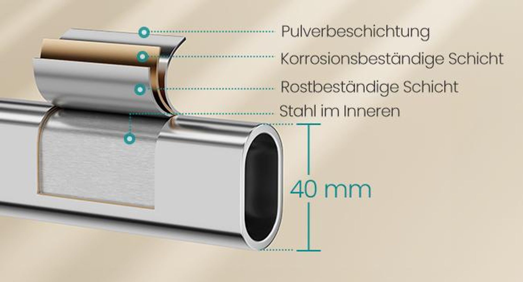 SONGMICS Kleiderständer auf Rollen, Garderobenständer, Kleiderstange ausziehbar, bis 150 kg belastbar