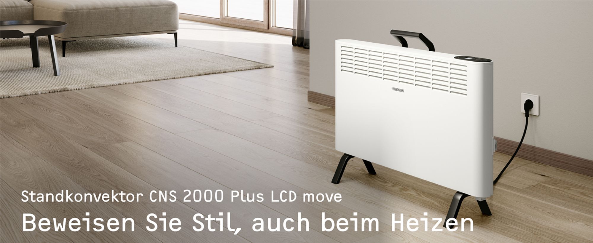 Standkonvektor CNS 2000 Plus LCD move -