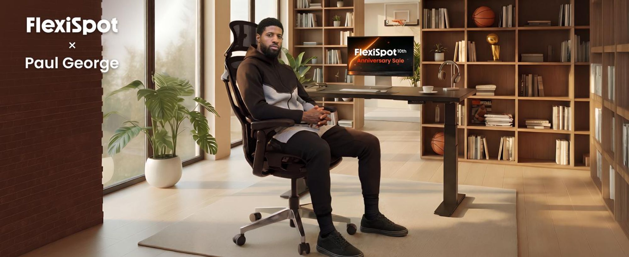 FLEXISPOT ErgoX Pro Ergonomischer Bürostuhl 12-stufig höhenverstellbar 7D Armlehnen 5D Lendenstütze 4D Kopfstütze 250 kg Tragkraft Netzsitz Schwarz
