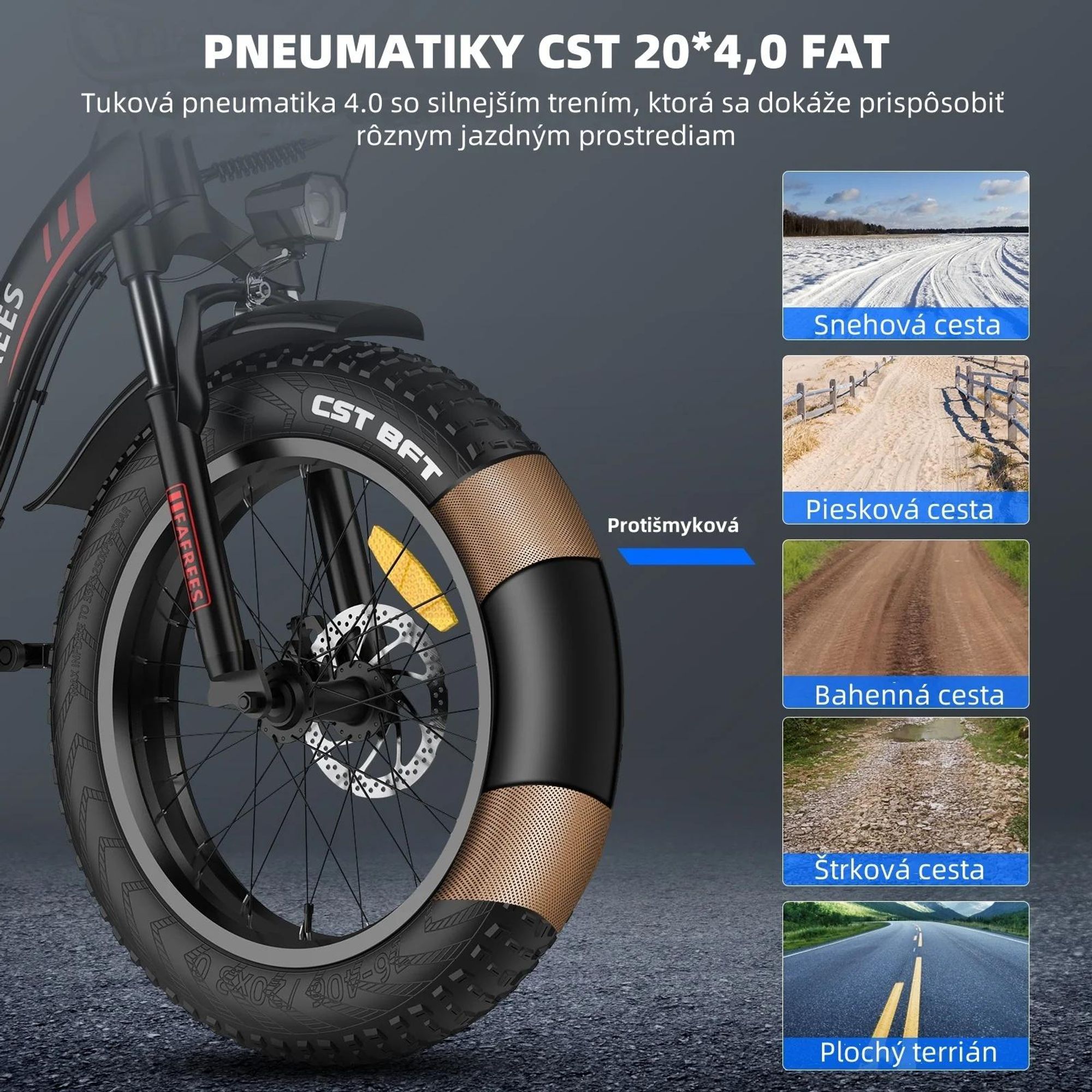 Electric Bike FAFREES F20 Max - Batéria 48V30AH Pneumatika 20" Mechanická kotúčová brzda - Čierna