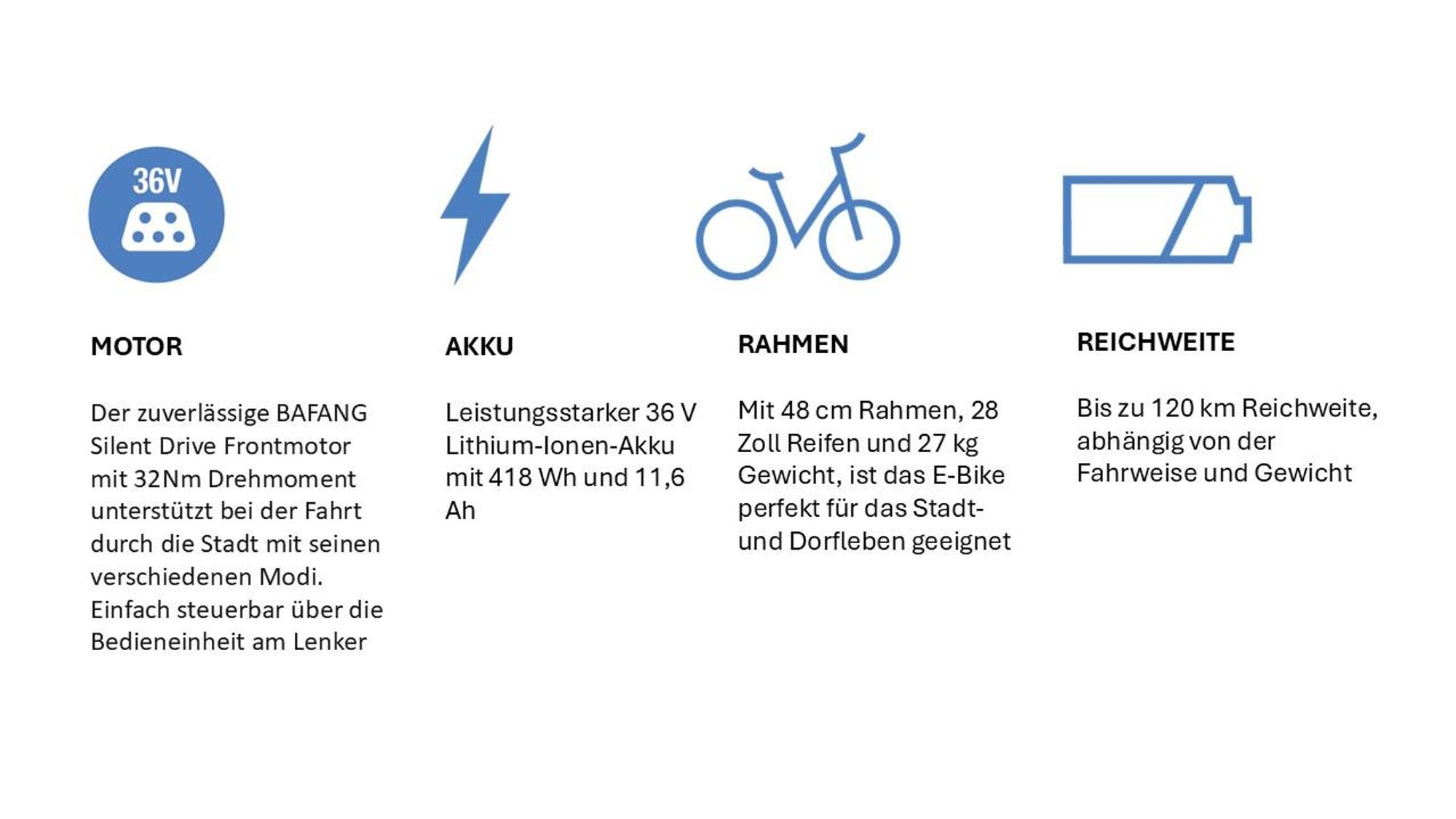 FISCHER E-Bike Pedelec City Cita Retro 2.0, Rahmenhöhe 48 cm, 28 Zoll, Akku 418 Wh, Vorderradmotor, tiefer Einstieg, Nabenschaltung, LED Display, rot