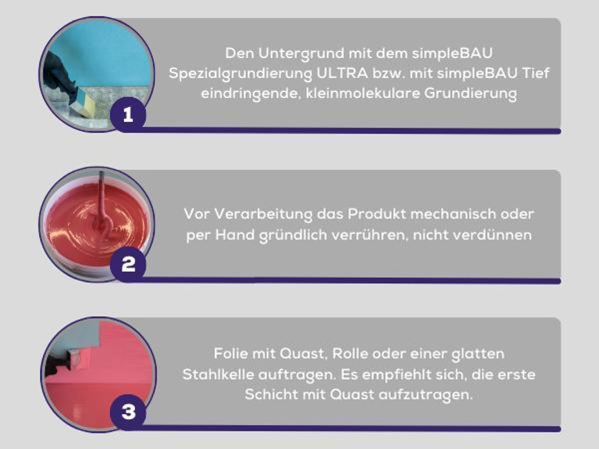 SimpleBau F1 Ultraflex flüssige Dichtfolie gebrauchsfertige Dichtungsmasse, 5kg