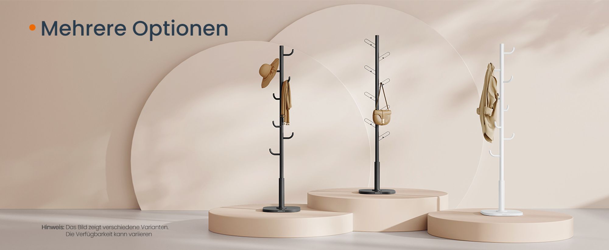 Garderobe in Kaktus-Form, Kleiderstnder, mit 8 Haken,