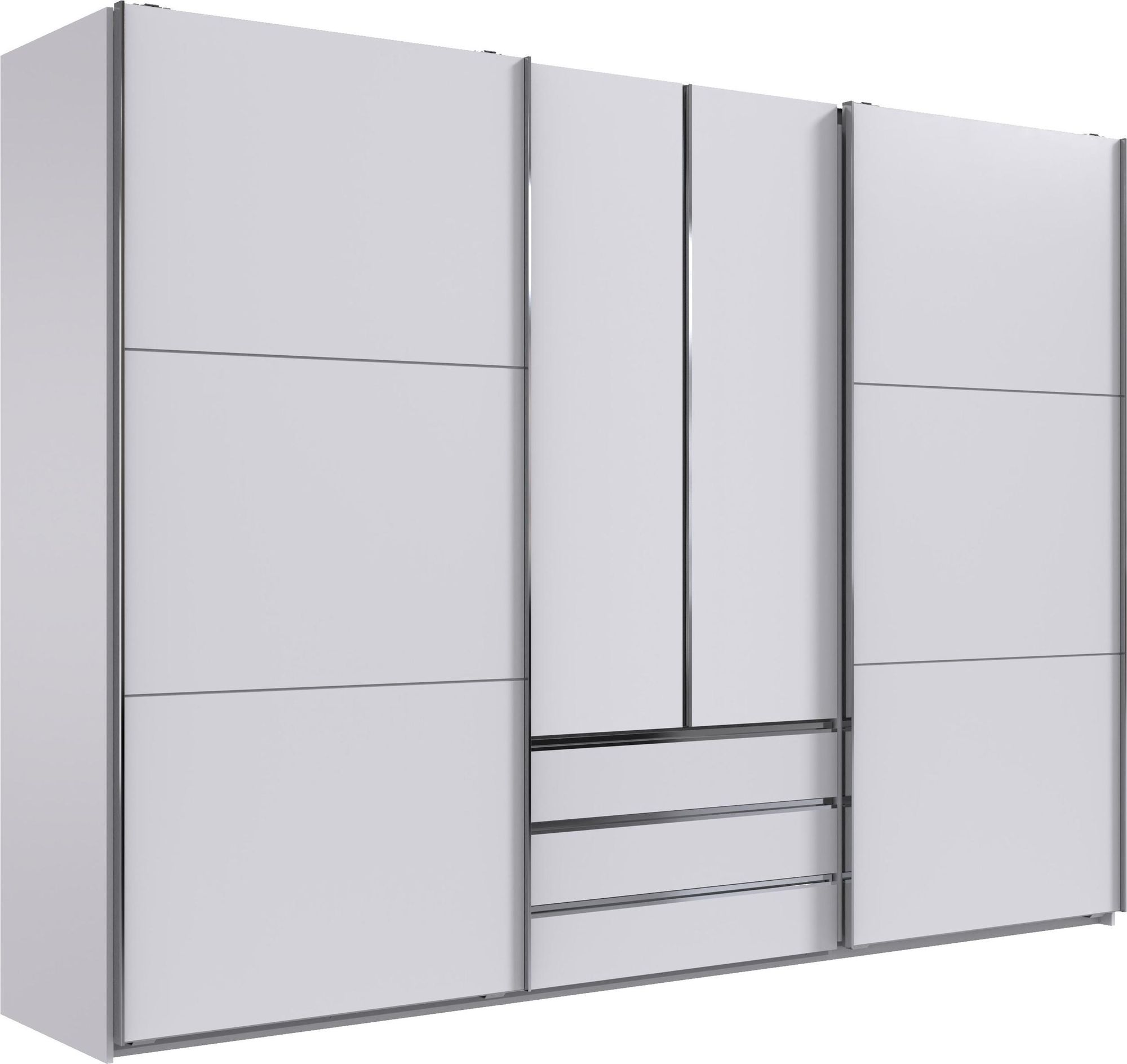 MAGIC Schwebetürenschrank – Kleiderschrank mit Drehelement und viel Stauraum