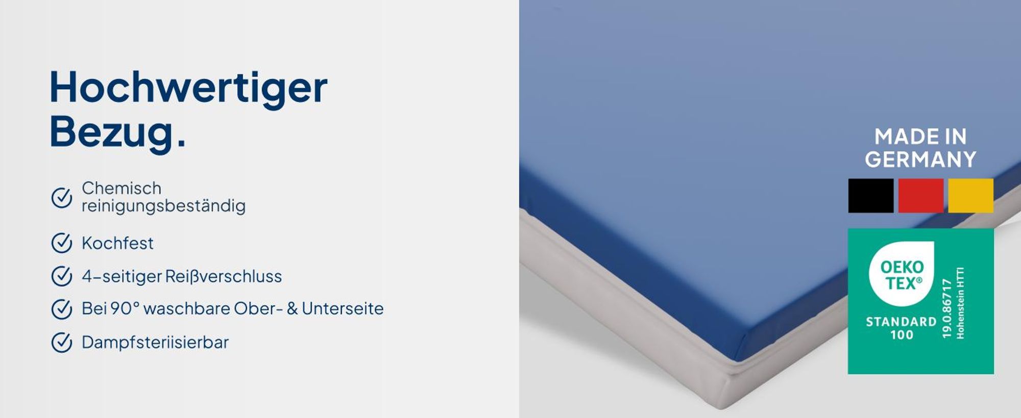 AM Qualitätsmatratzen | Premium Pflegematratze 90x200 cm - Dekubitusprophylaxe - Standard für die Heimpflege
