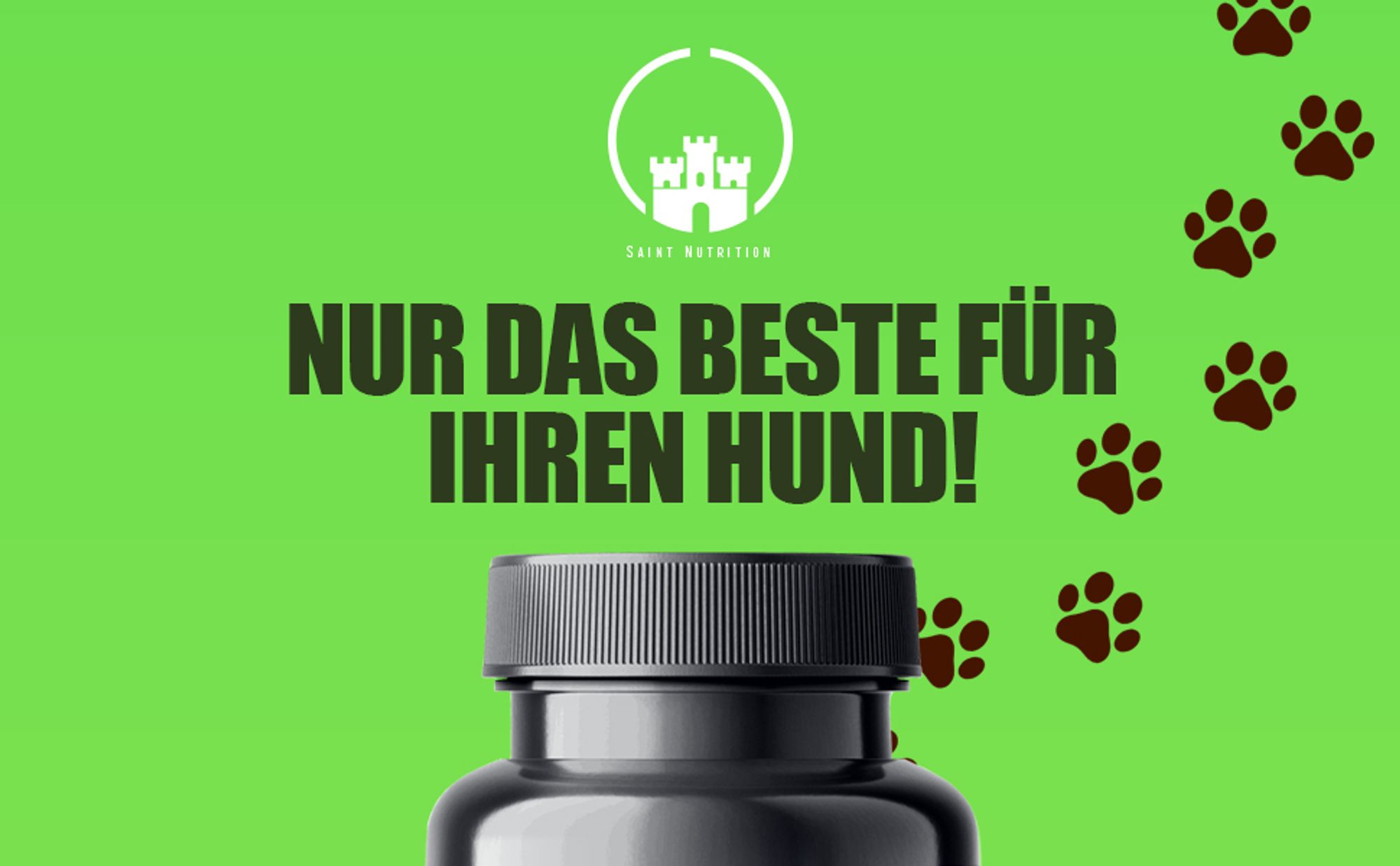 Saint Nutrition® Gras + Kot Nascher Leckerlis für Hunde – Für ein bessere Verdauung – und einen gesunden Magen - Darm Trakt - Verdauungsleckerli