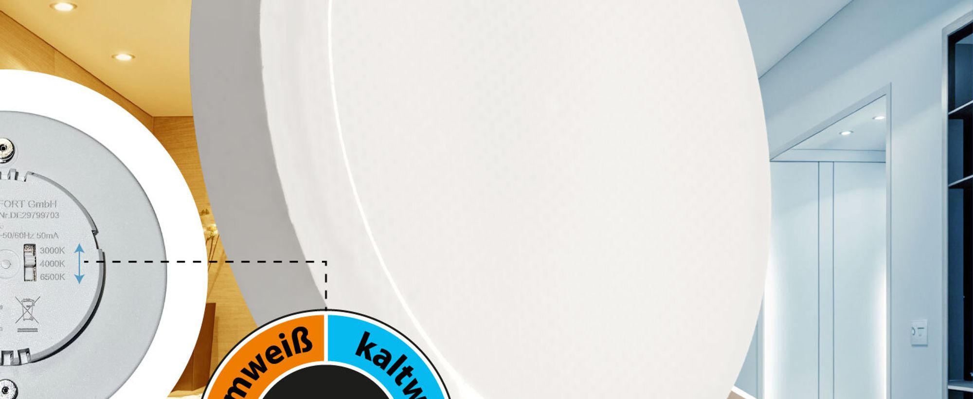 LED GX53 Leuchtmittel 12W – 3-stufig CCT einstellbar warmweiß neutralweiß kaltweiß hell