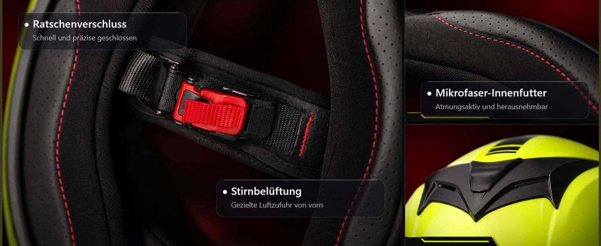 Berik FF867 GP Visier, stark getönt