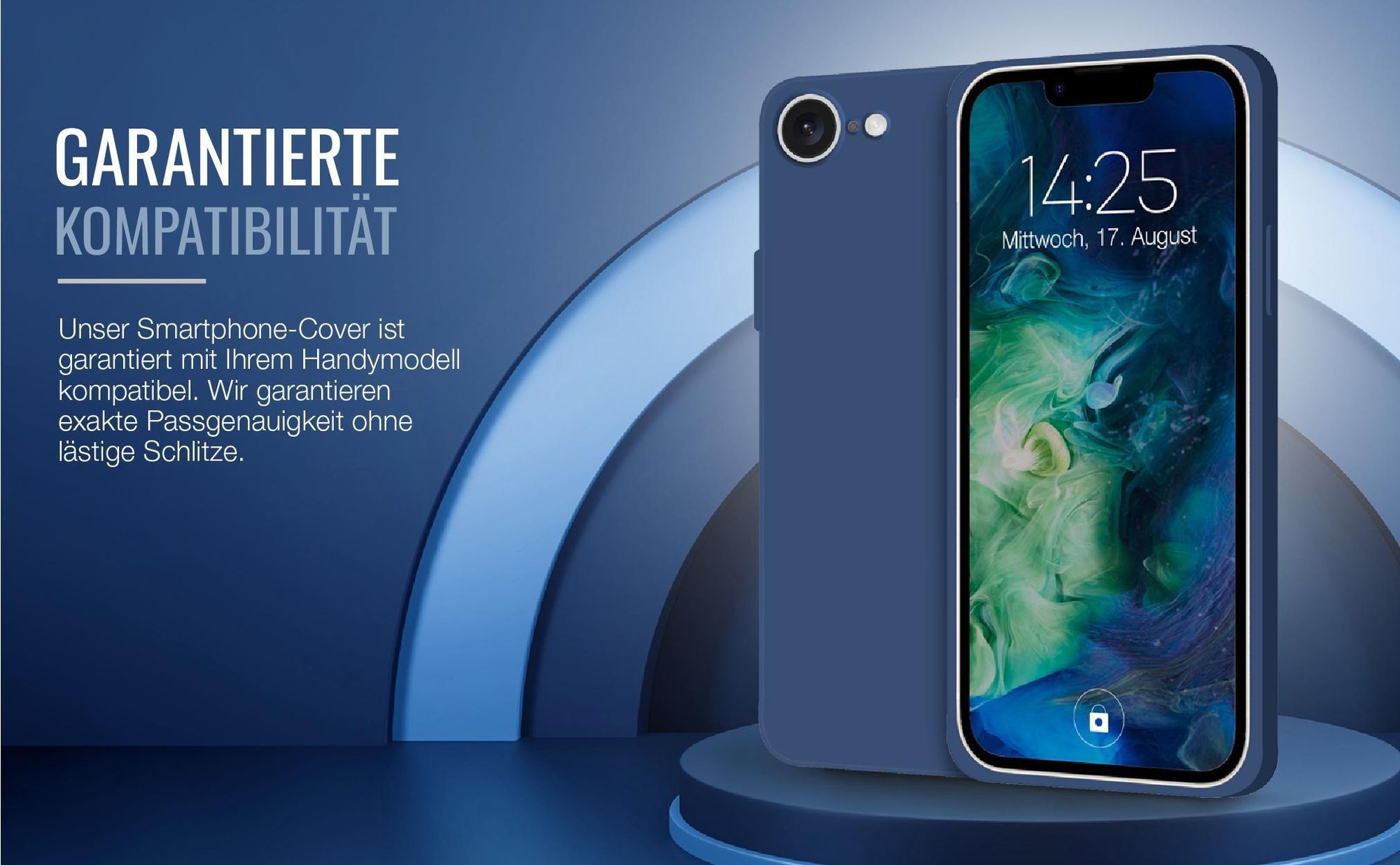 Exakt passgenaues Smartphone Backcover in Blau für Apple iPhone 16e