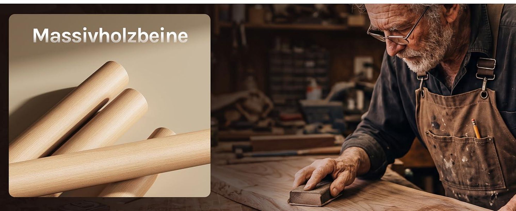 WOLTU 2er-Set Esszimmerstühle Küchenstuhl Wohnzimmerstuhl Polsterstuhl Design Stuhl mit Armlehnen Samt Massivholz Cremeweiß
