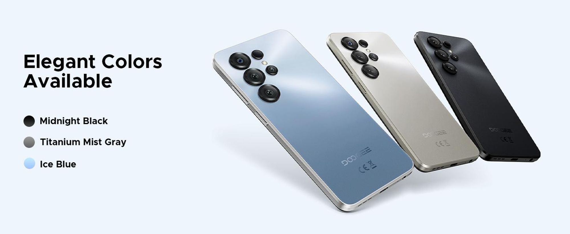 DOOGEE Note56X Pro – Chytrý telefon, Android 16, 6,56" displej s obnovovací frekvencí 90 Hz, baterie 6150 mAh, 32 GB + 128 GB, 4G, 13 MP, NFC, čtečka otisků prstů, podpora OTG, bez smlouvy