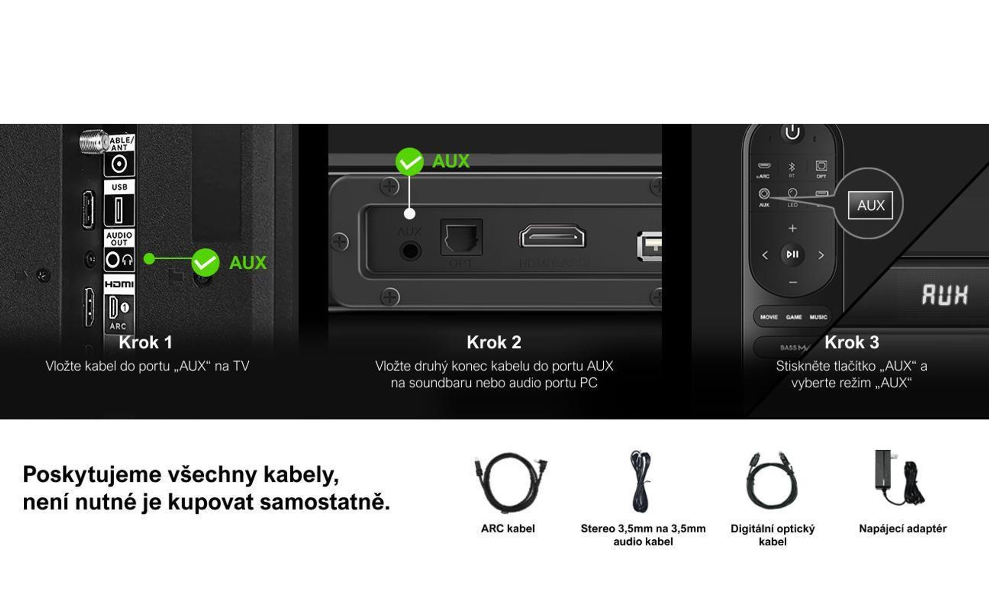 Soundbar ULTIMEA 5,25'' woofer, BASSMAX, tenké provedení 3,8 cm, Nova S40