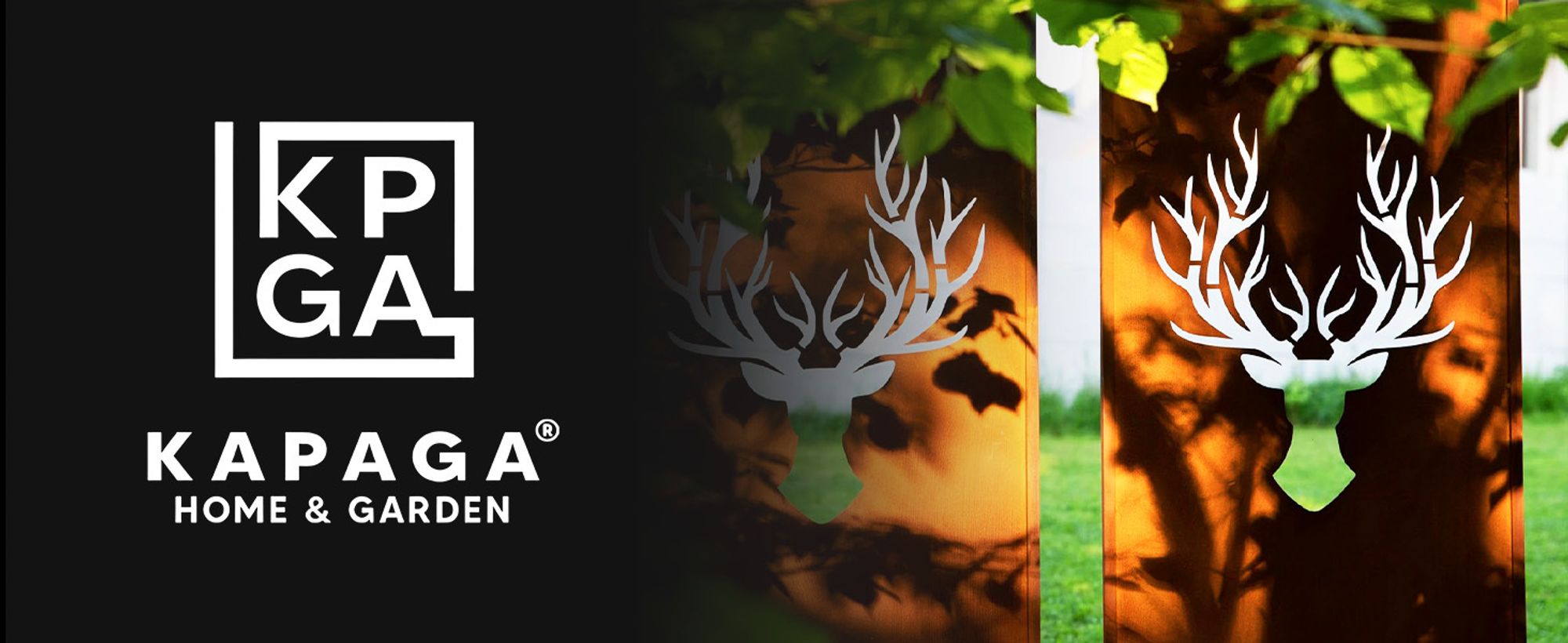 Sichtschutz Metall - 160 cm x 50 cm - Edelrost - Rostoptik Sichtschutz für Garten - Sichtschutzelement - Sichtschutzwand - Gartendekoration Zaun Rost