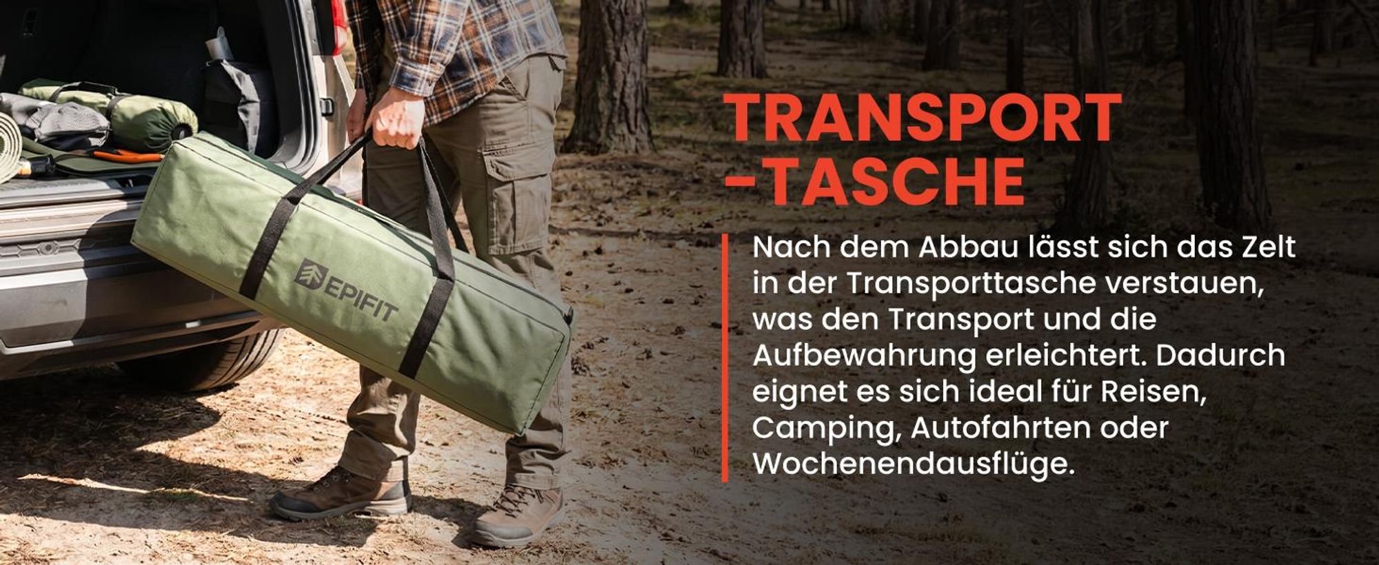 Campingzelt für 4 Personen Familienzelt mit Vorraum Moskitonetz 440x250x150 cm