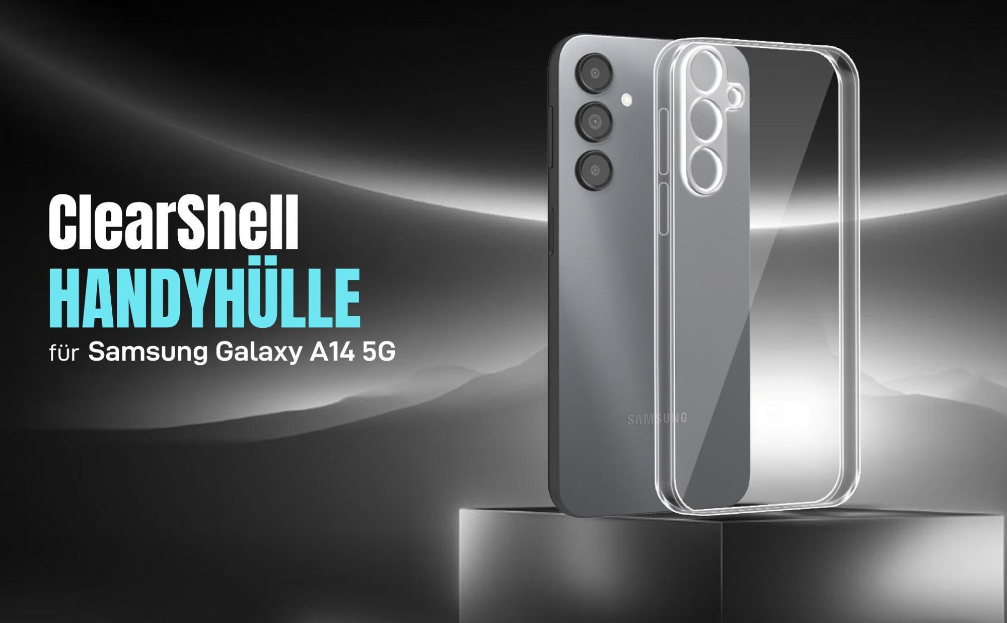 Transparente TPU Handyhülle mit optimiertem Schutz für Samsung Galaxy A14 5G