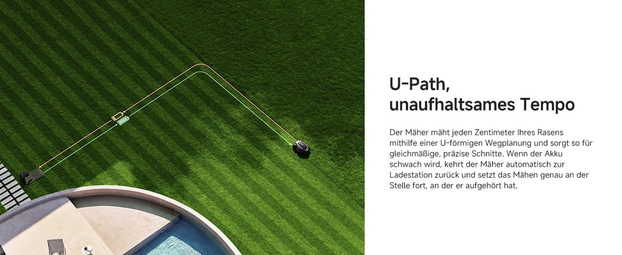 MOVA LiDAX Ultra 2000 AWD Mähroboter – 3D-LiDAR & AI Vision, 4WD Allradantrieb, bis 2000 m², 80 % Steigung, automatische Kartierung ohne RTK