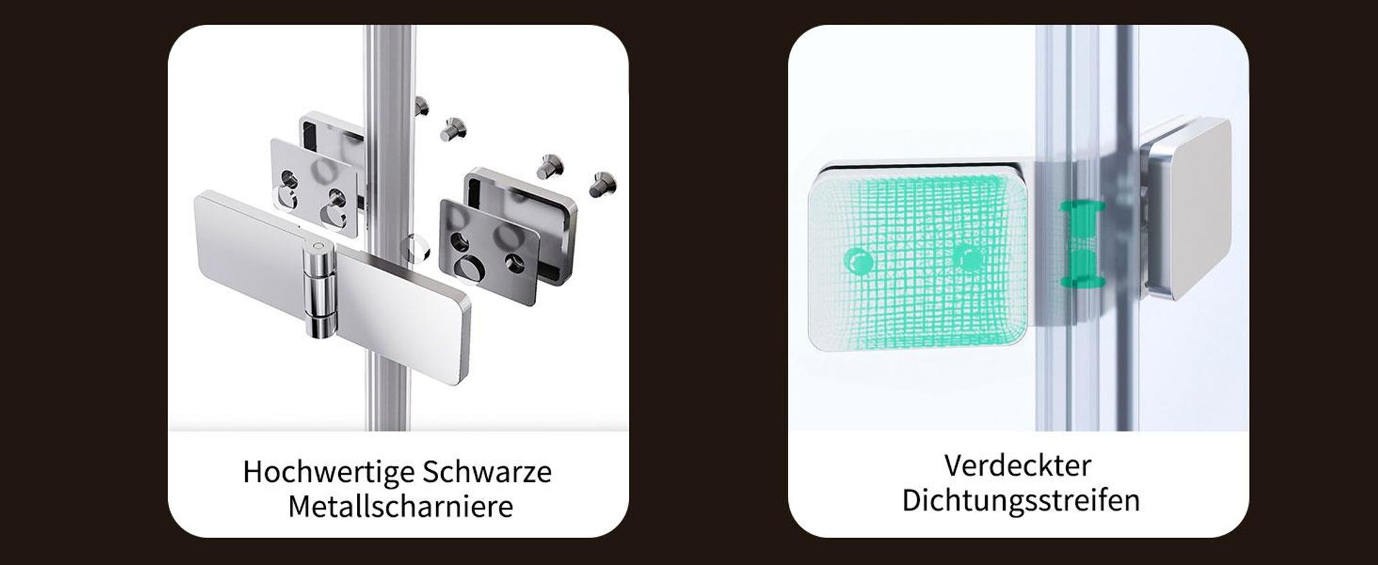 Duschabtrennung Faltbar Duschwand für Badewanne 120x140cm 3-Teilig Badewannenfaltwand Silber Badewannenaufsatz aus ESG GLAS Duschtrennwand, Streifen