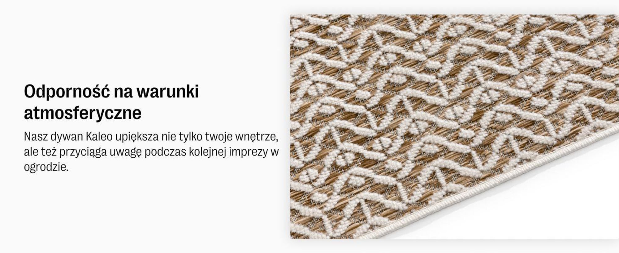 benuta dywan in- & outdoor Kaleo Niebieski/Biały 140x200 cm dywan do salonu dywan zewnętrzny prostokątny wzór nowoczesny krótki włos skandynawski