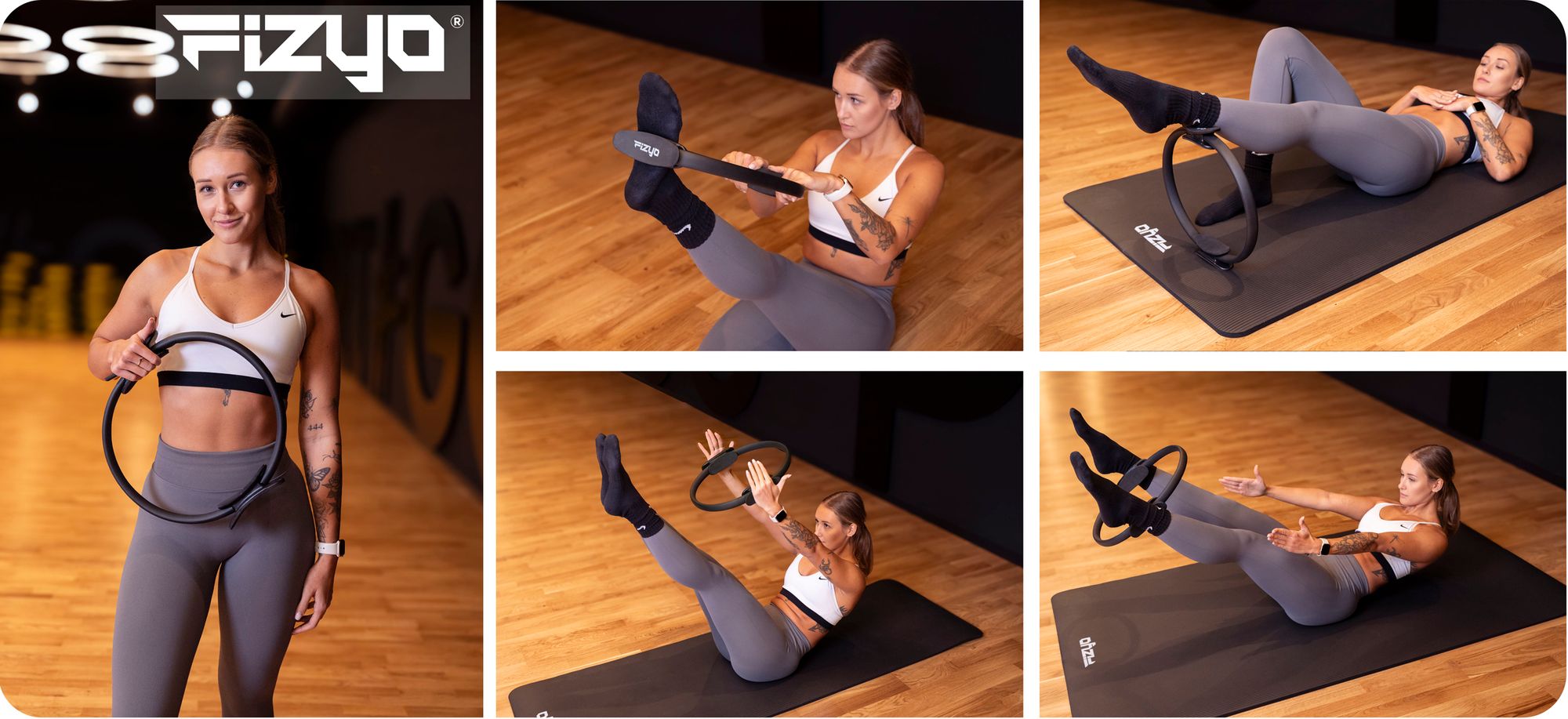 Person trainiert mit dem Yoga-Ringreifen FIZYO
