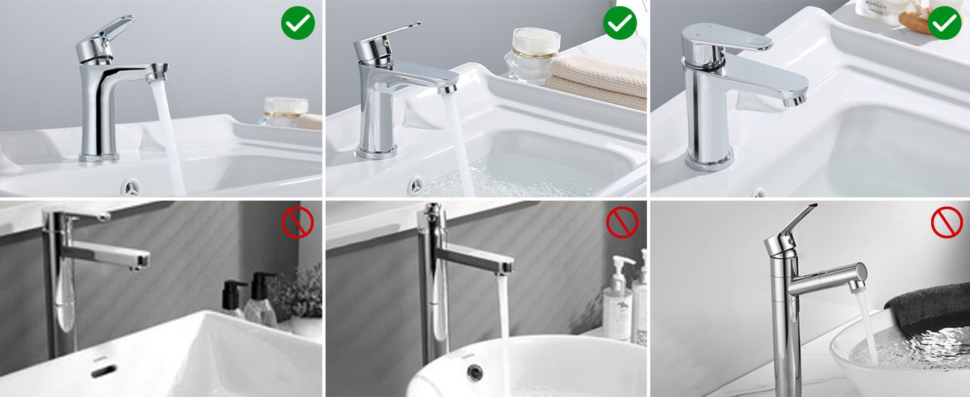 HOMELODY Wasserhahn Bad，Waschbecken Badarmatur，Mischbatterie aus Messing，Waschtischarmatur Einhandmischer für Badezimmer, Waschtisch Armaturen Spüle