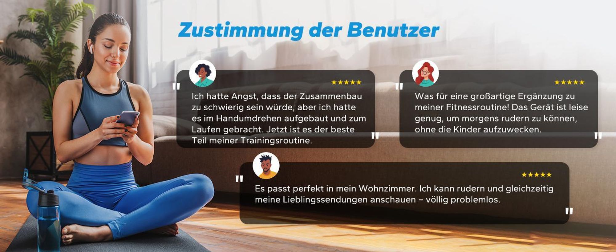 MERACH Leise Rudergerät für Zuhause – 16 Stufen Magnetisch Widerstand, Doppelschienen, App-Steuerung & Tablet-Halter, vertikal klappbar bis 158 kg
