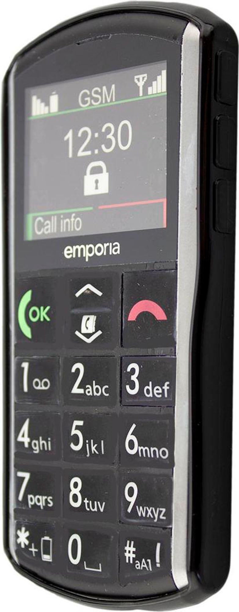 caseroxx Schutz-Hülle TPU-Hülle kompatibel mit Emporia V25, Gummi Handy Tasche schwarz Bild 2