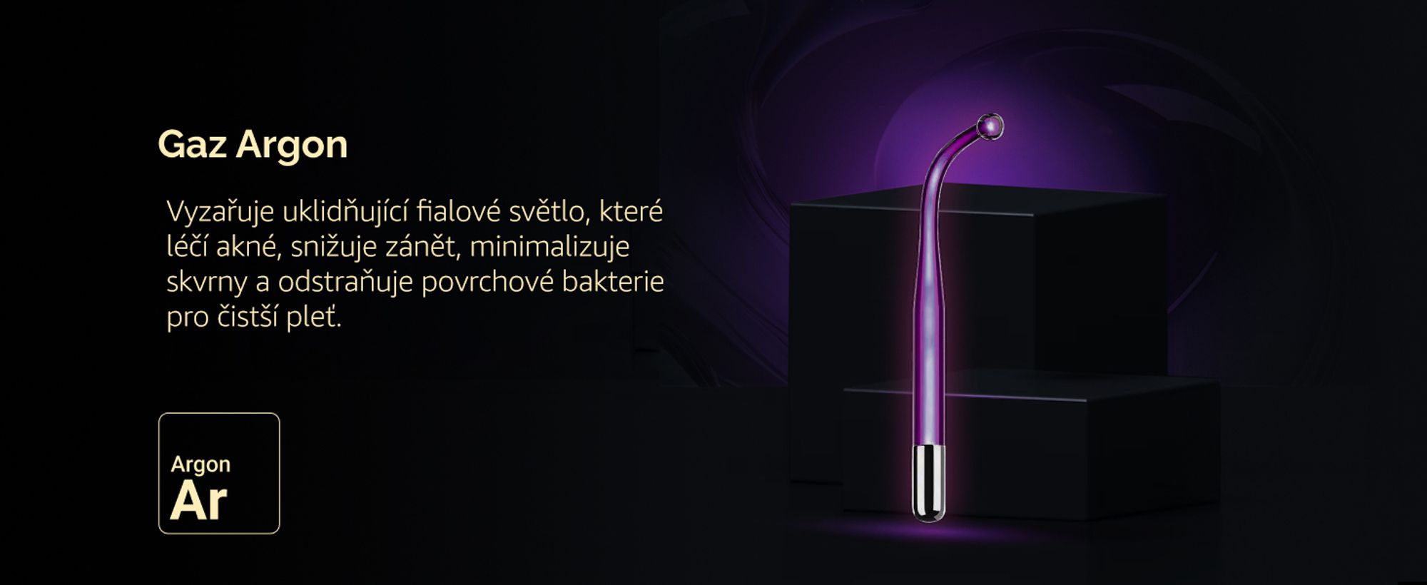 Darsonval, radiofrekvence, vypínání pleti, léčba akné a vrásek, GESS DARS BD