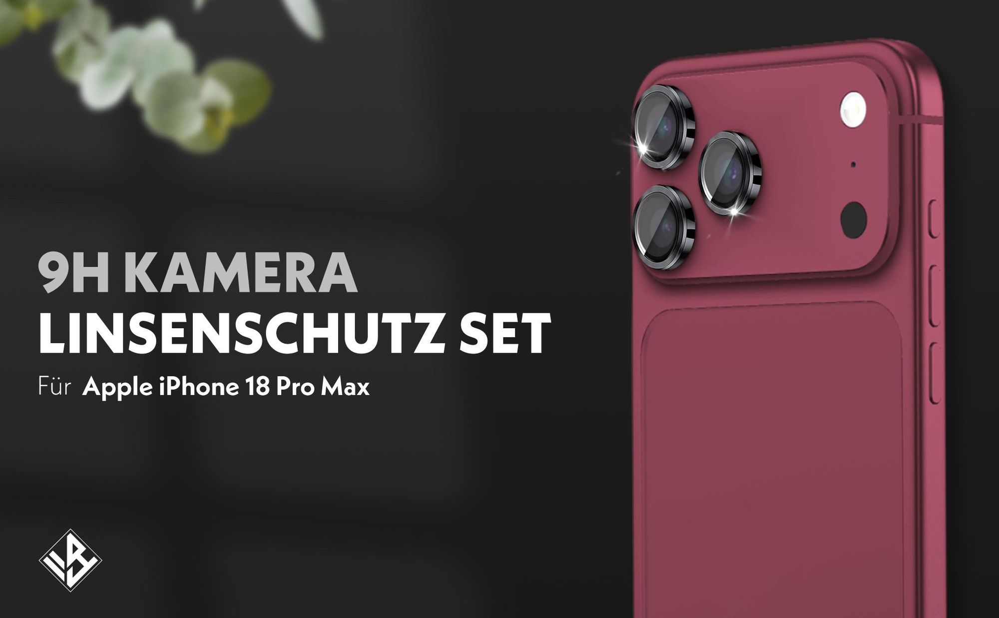 Kamera Schutzglas Set für Apple iPhone 18 Pro Max in 9H Härte
