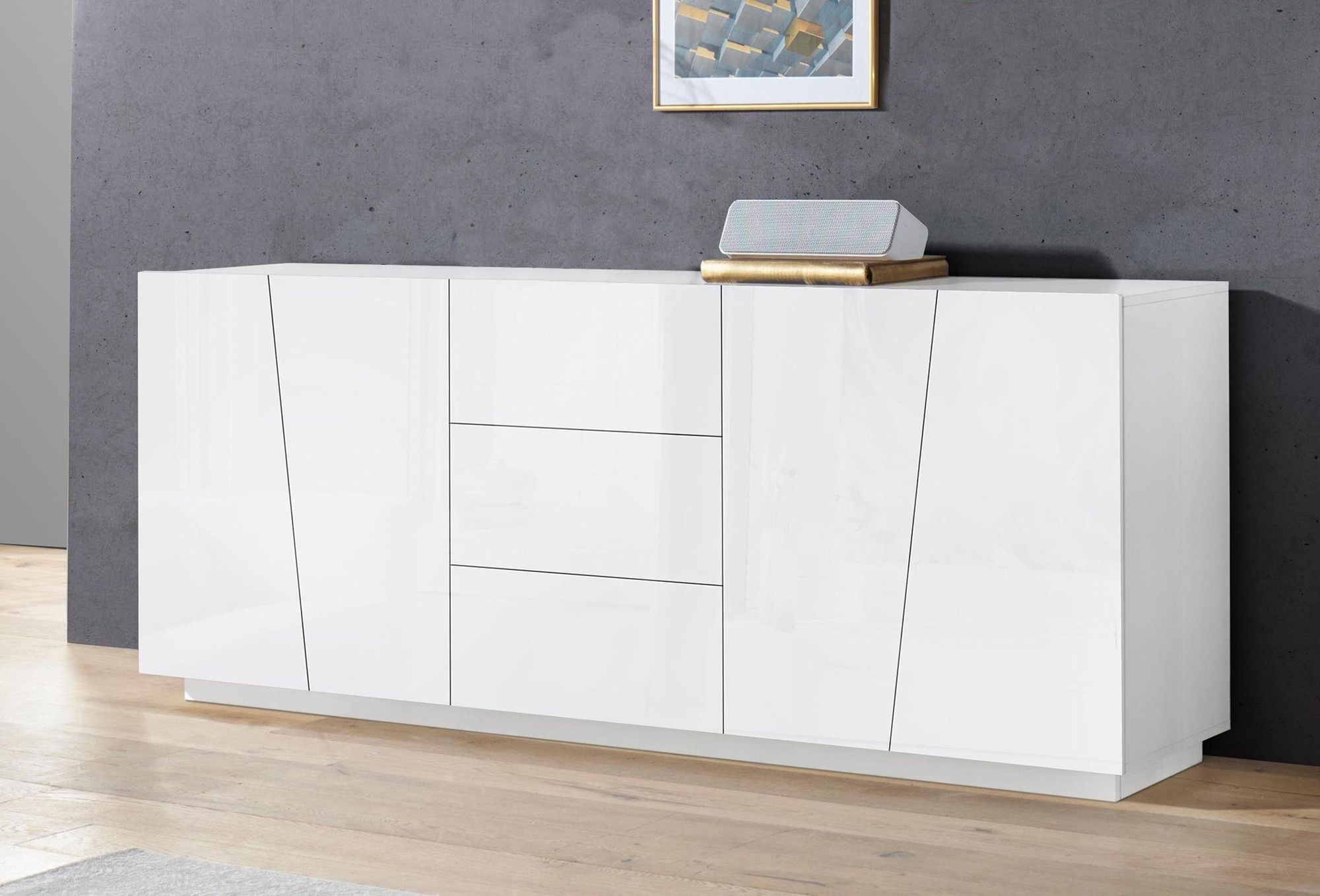 Viterbo I – Sideboard mit asymmetrischen Türen und viel Stauraum