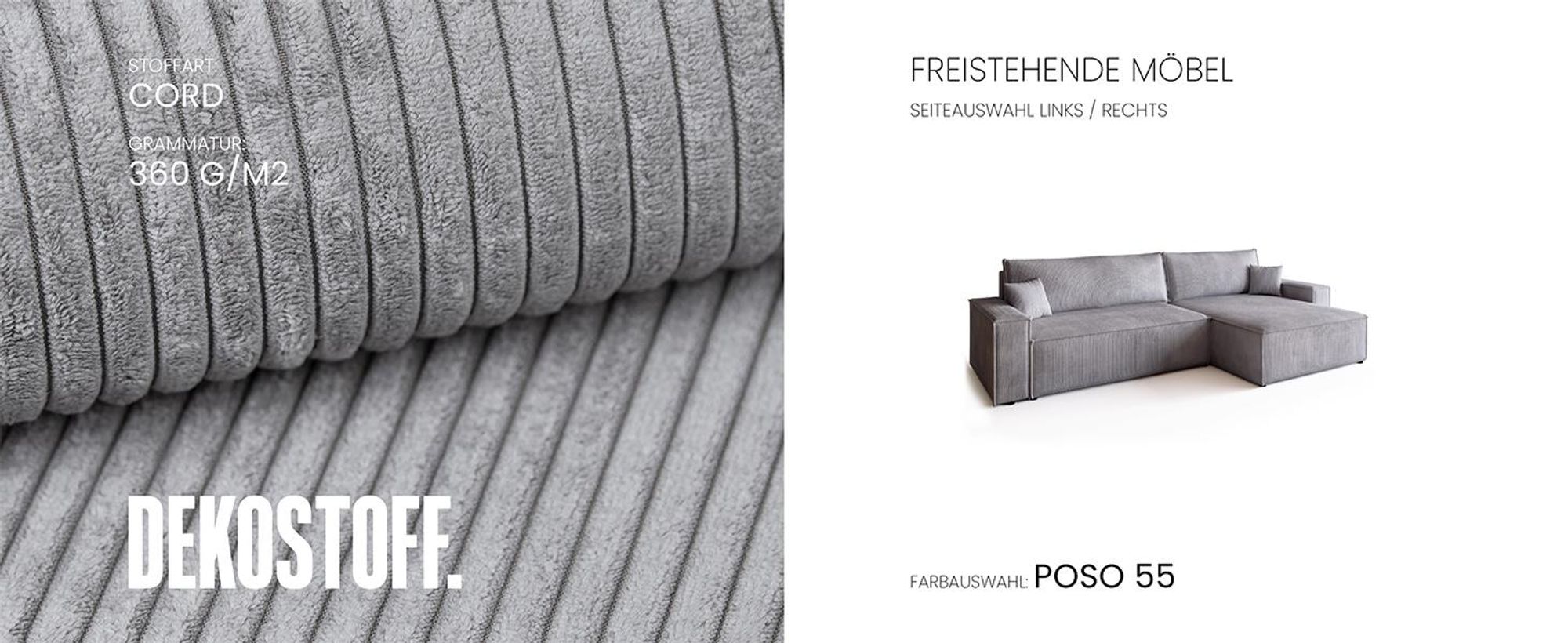 BroMARKT Ecksofa ADI XL Schlaffunktion Bettkasten L-Form 125x230 cm Puderrosa