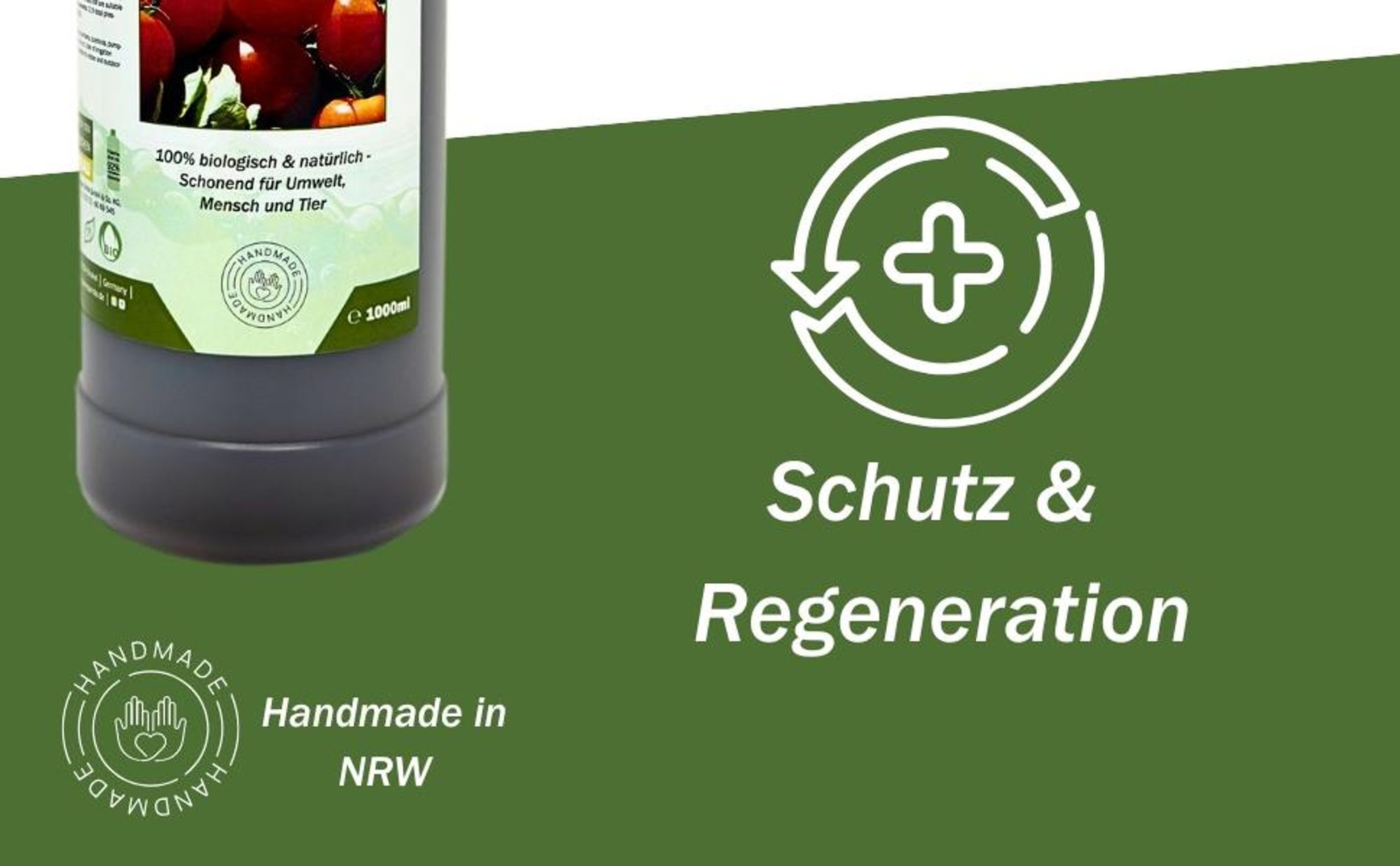 GreenPanda  Calciumdünger für Tomaten - Tomatendünger - Verbessert Ernte & Geschmack! - 1 Liter  Tomatendünger