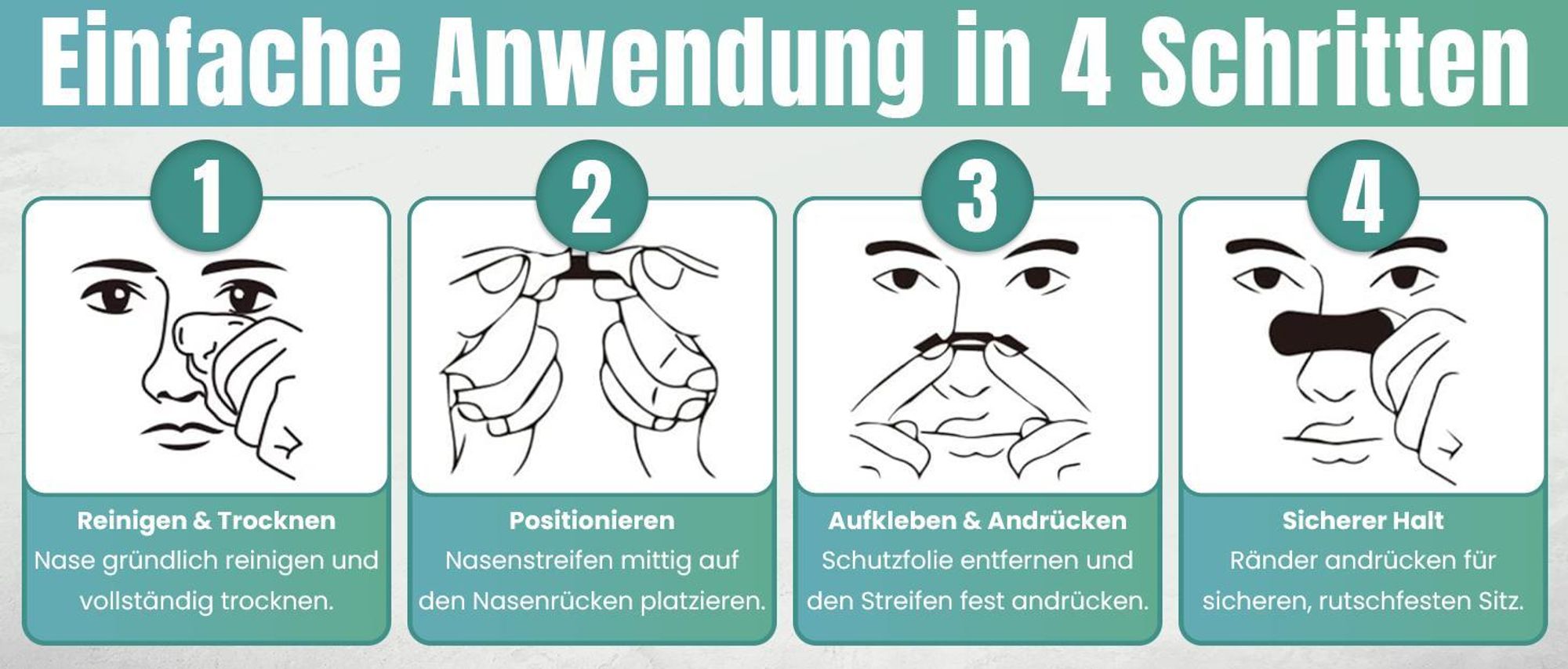 Perfekt-Schlafen24® 30x Stück Nasen Stripe Reduzieren | Natürliche Schlafpflaster für die Nacht | Hautfreundliche SchlafunterstützungSchnarchen