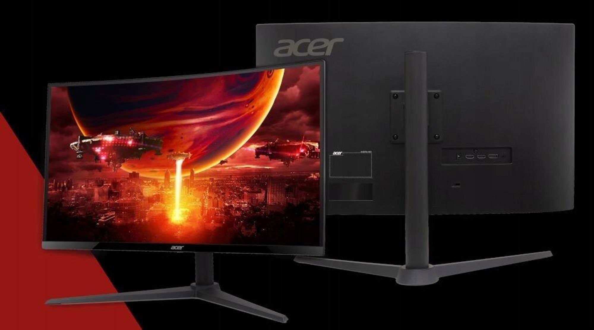 Acer Nitro XZ270W0bmiiphx 27 Zoll Curved Gaming Monitor 240Hz 1ms Full HD VA AMD FreeSync Höhenverstellbar HDMI DisplayPort VESA Schwarz