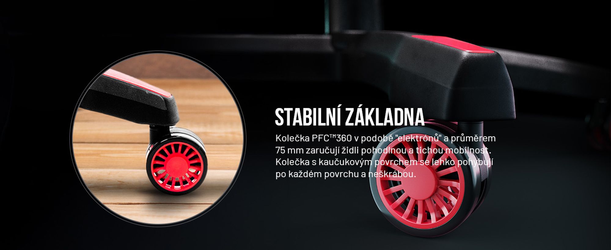 Herní židle Diablo X-One 2.0 Kancelářská židle Nastavitelné područky Ergonomický design Krční/bederní polštář, Barva: Černá-Červená, Velikost: King