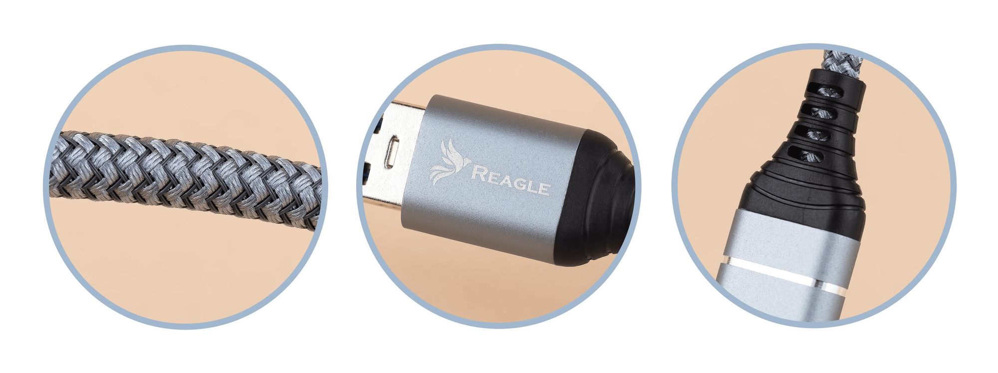 Hub 4 Port USB 3.1 Ultra Flacher Datenhub Reagle Splitter USB Port 4 in 1