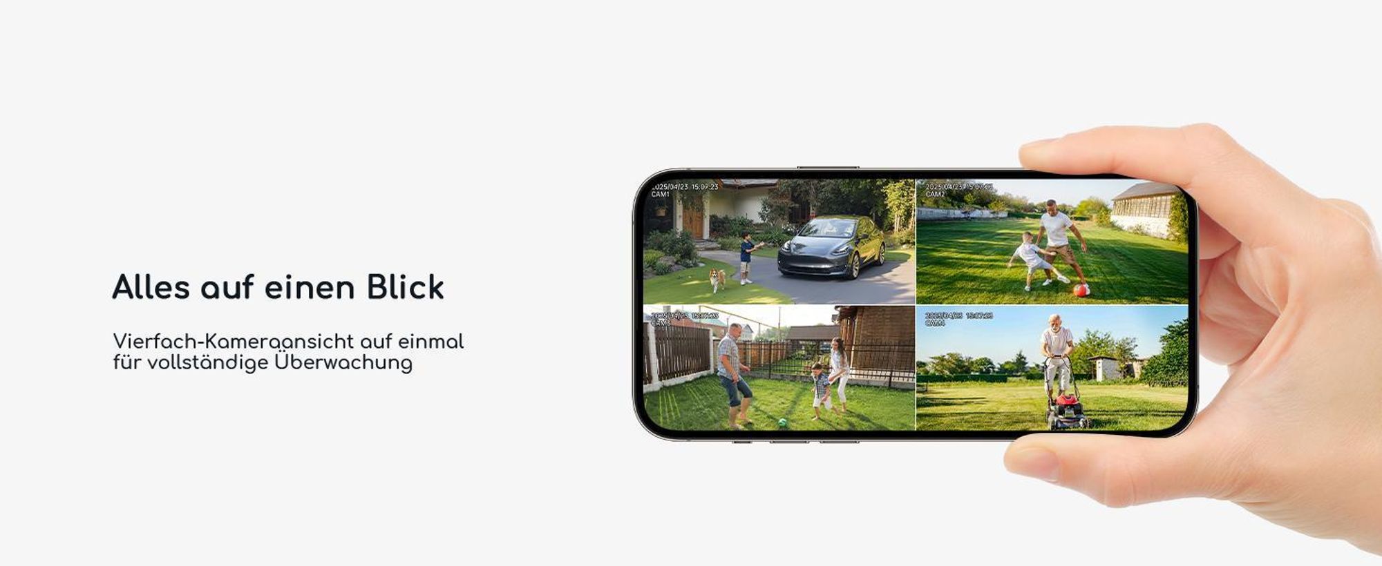 COOAU 2K Überwachungskamera Aussen Akku 360° Pan WLAN Kamera mit Farbnachtsicht solar Kamera Überwachung außen PIR Bewegungsmelder Cloud/TF Storage