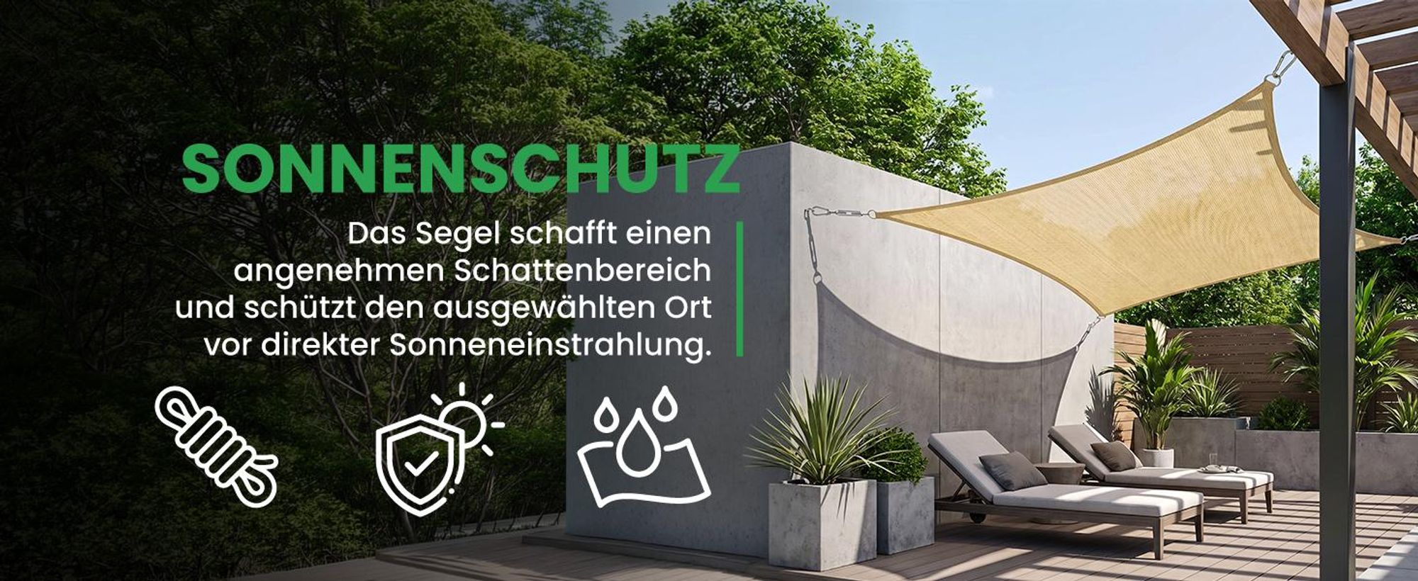 sonnenschutz fr markise Sonnenschutzmarkise  Perfekter Schutz fr berdachungen!  Eesia Haus- und  Gartendesign