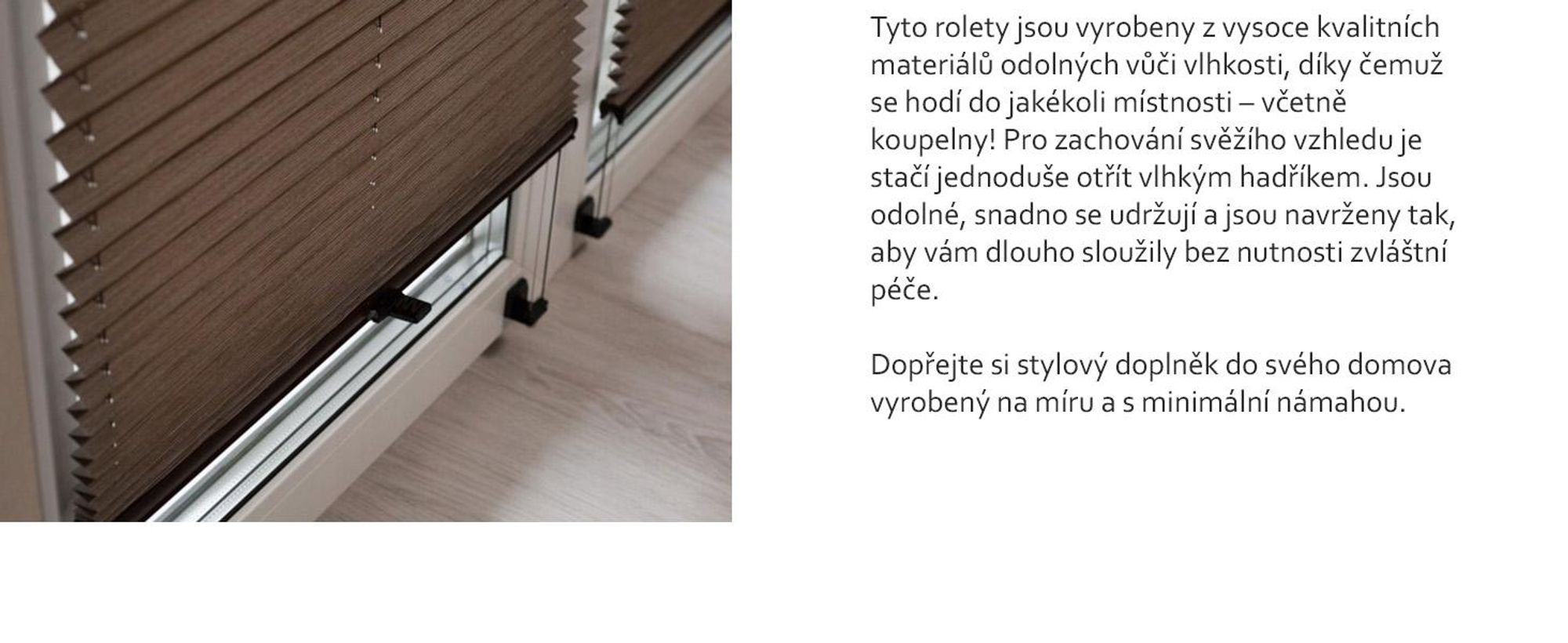 time4blinds - Plisovaná roleta, skládací roleta, zástěna, bílá, 60x180cm