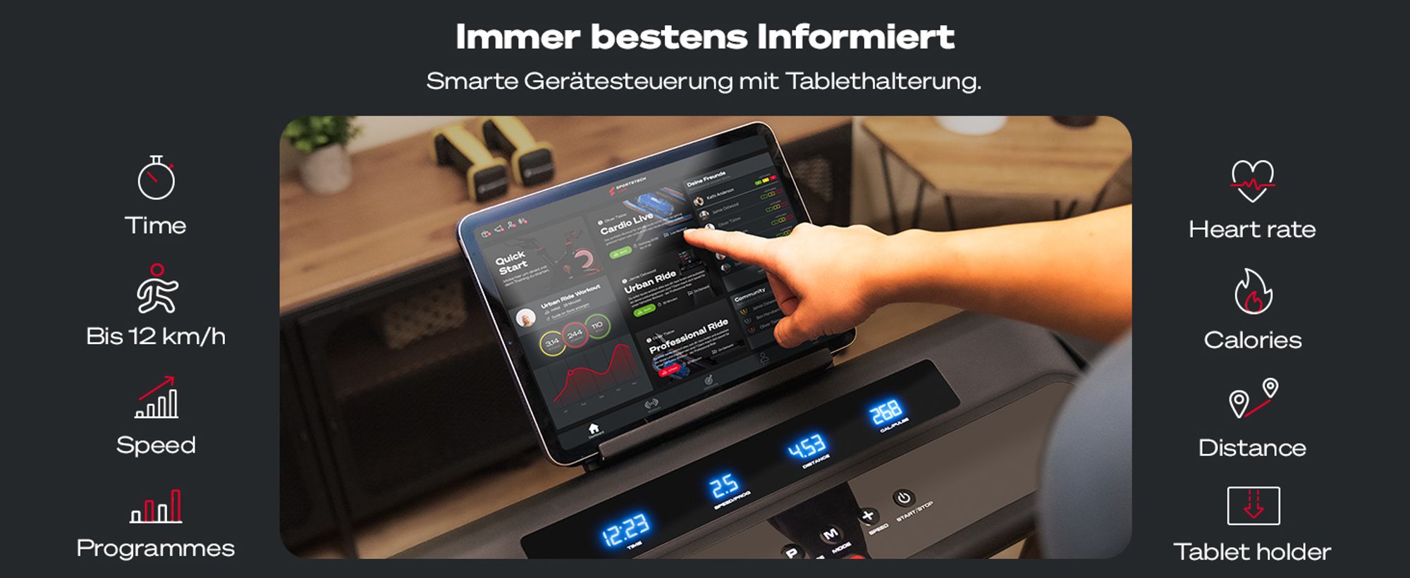 sProRun Laufband von Sportstech