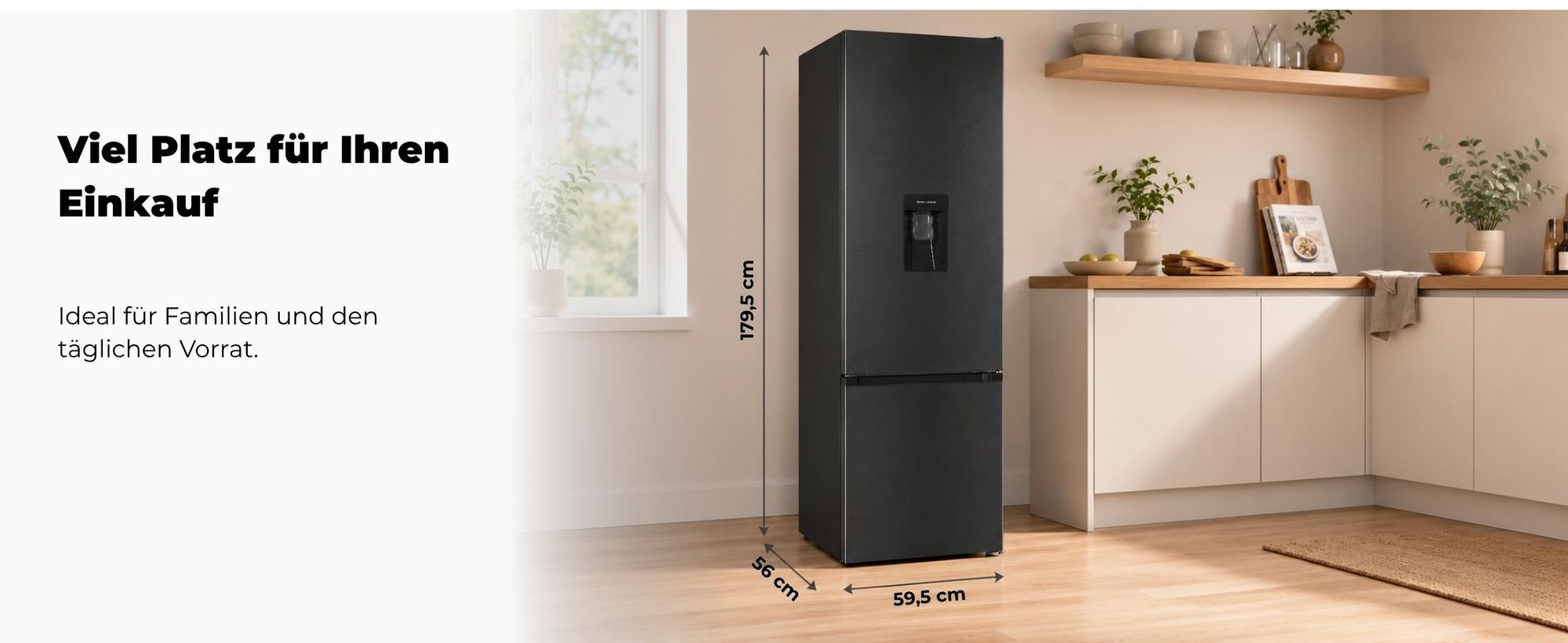 Kühl-Gefrierkombination | KGC5265-70-WS-040E inoxlook-az | 260 l | Automatisch | Elektronisch | Energieklasse E | 40 dB | Inoxlook-az