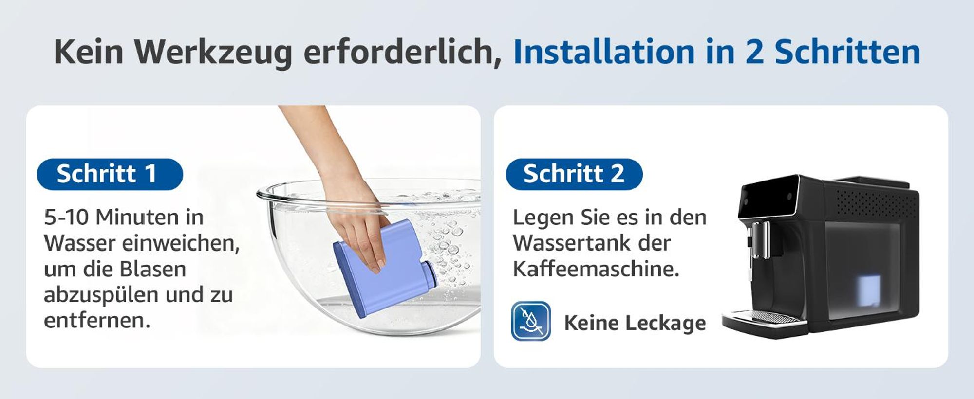 Maxblue Ersatzwasserfilter Kompatibel für Philips® AquaClean® CA6903/10 CA6903/22 CA6903 Kalkfilter, Reduziert Kalkgehalt im Wasser (6)